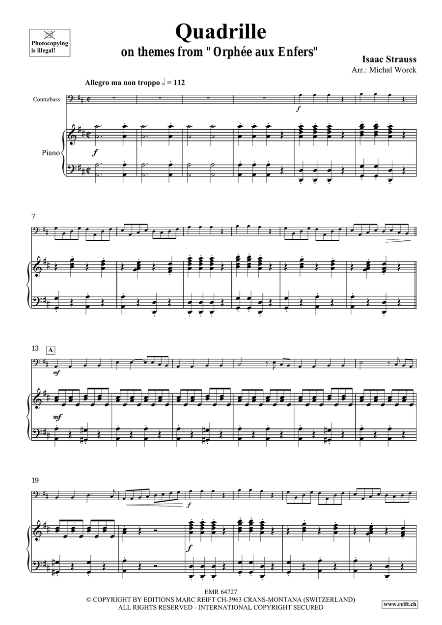 Quadrille Quadrille Double Bass scores gallery preview page 4