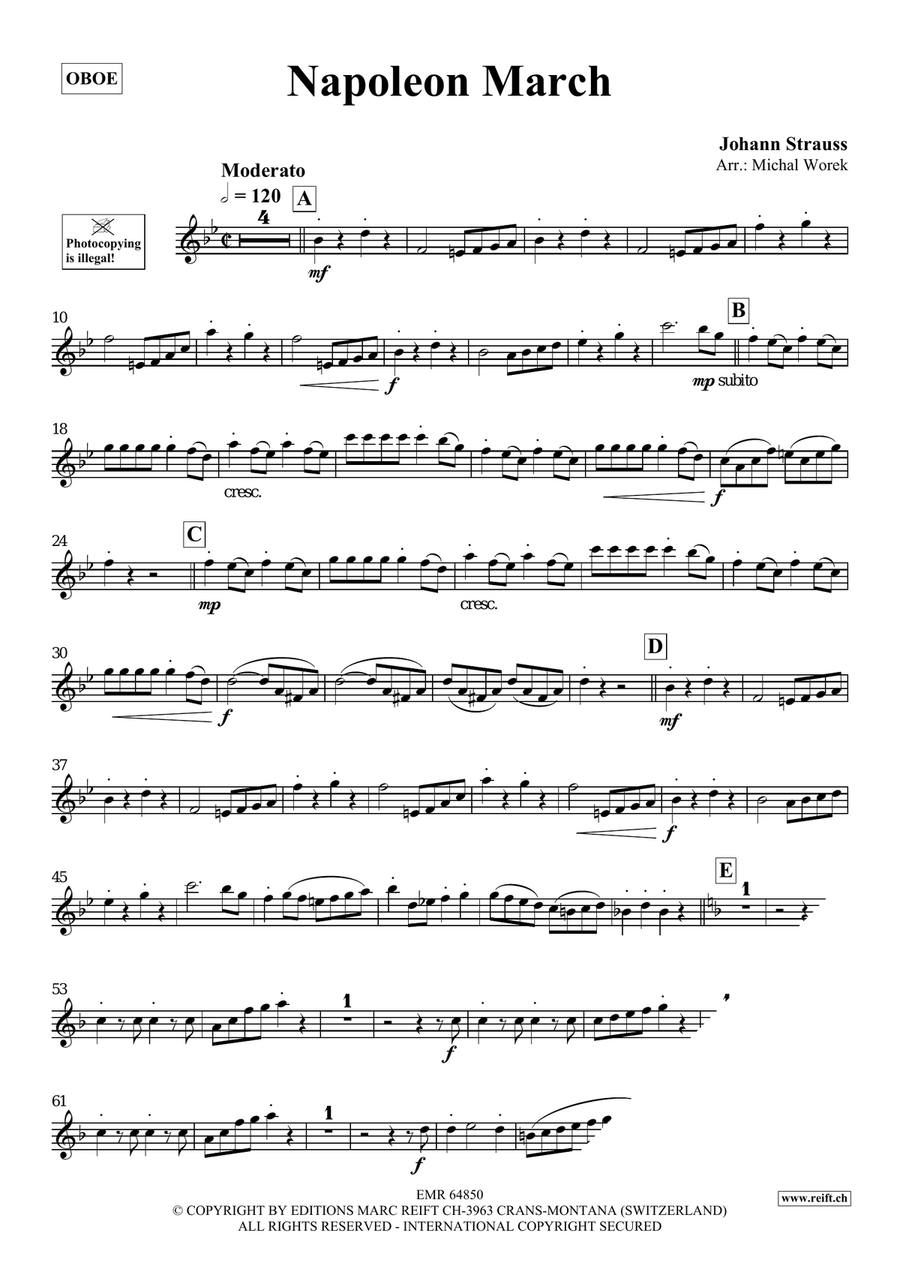 Napoleon March Napoleon March Piano Accompaniment scores gallery preview page 3