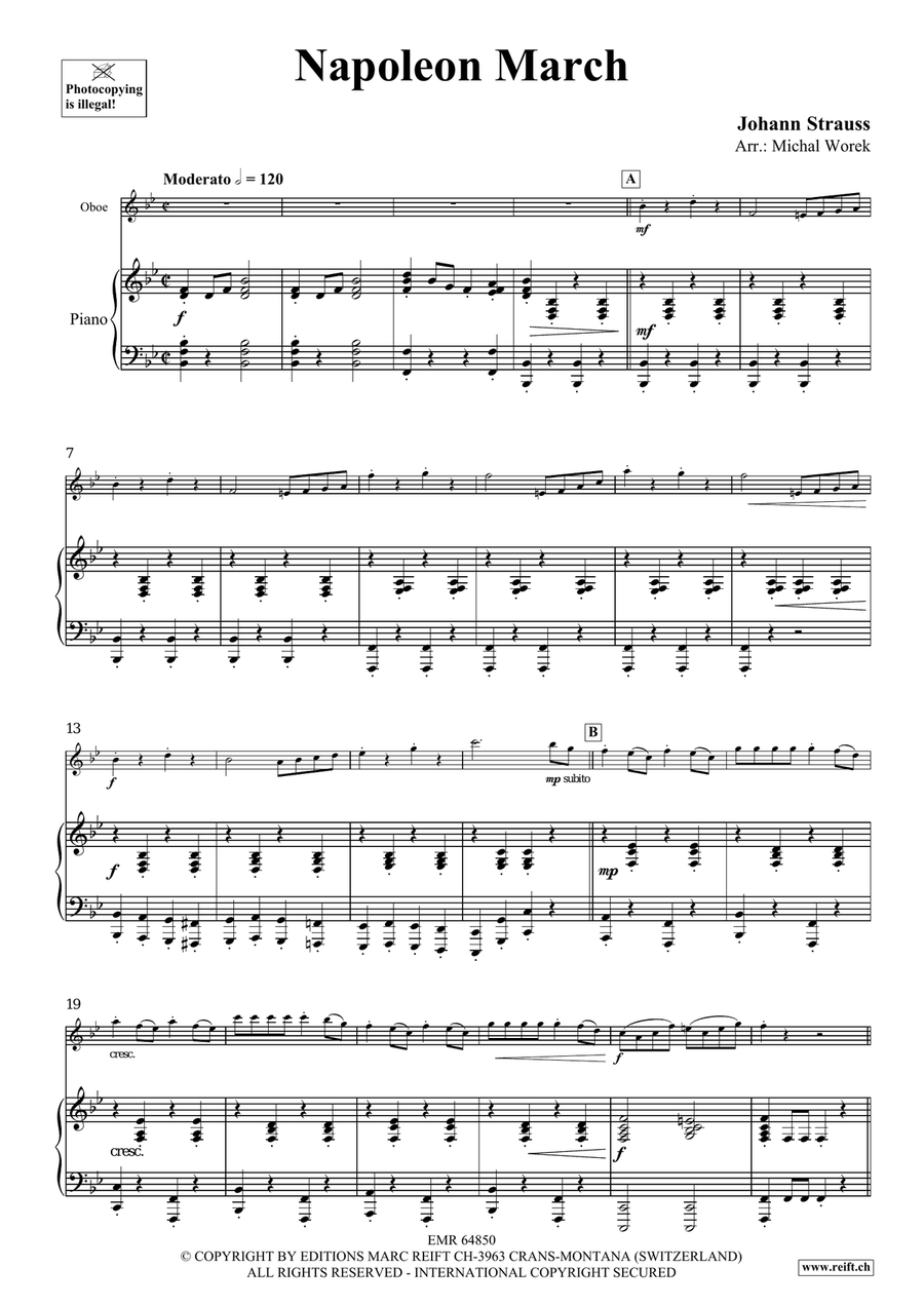 Napoleon March Napoleon March Piano Accompaniment scores gallery preview page 4
