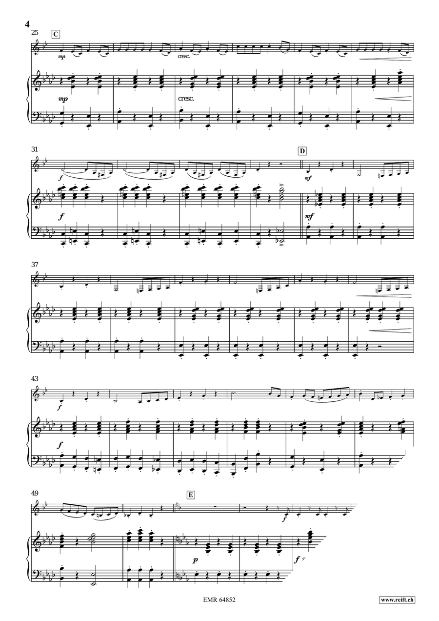 Napoleon March Napoleon March Bass Clarinet scores gallery preview page 5