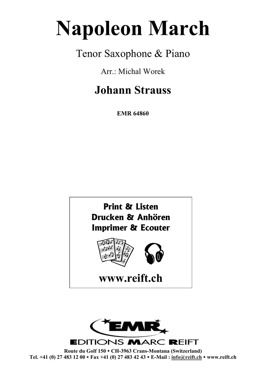 Napoleon March Napoleon March Tenor Saxophone scores gallery preview page 2