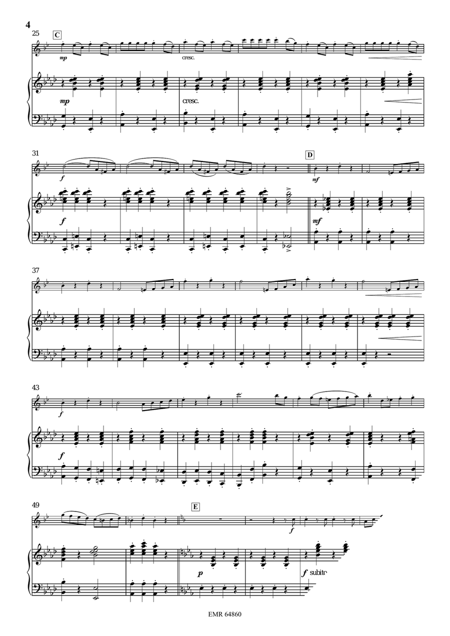 Napoleon March Napoleon March Tenor Saxophone scores gallery preview page 5