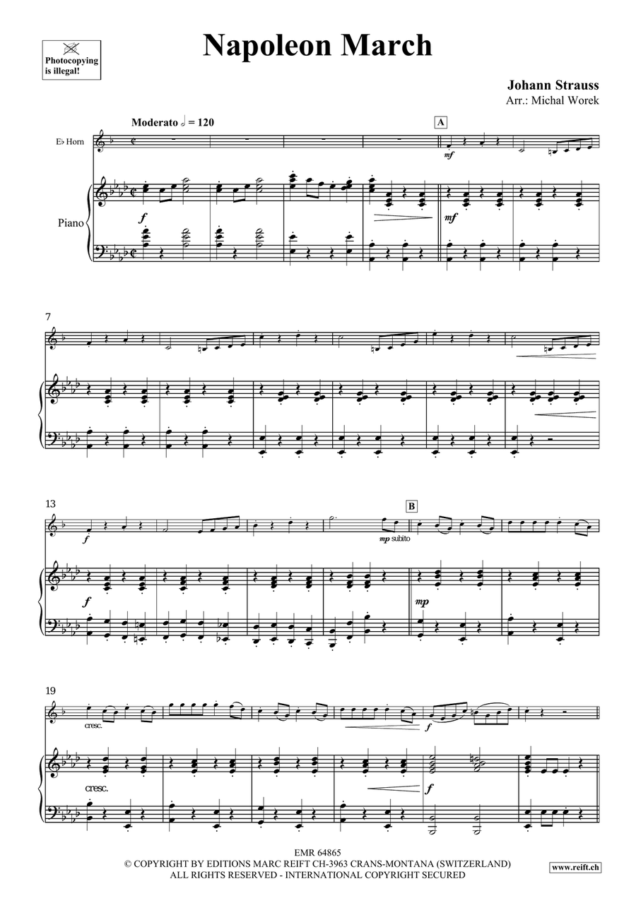 Napoleon March Napoleon March Horn scores gallery preview page 4