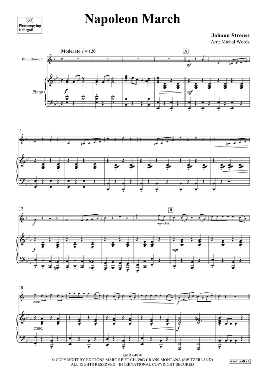 Napoleon March Napoleon March Euphonium scores gallery preview page 4