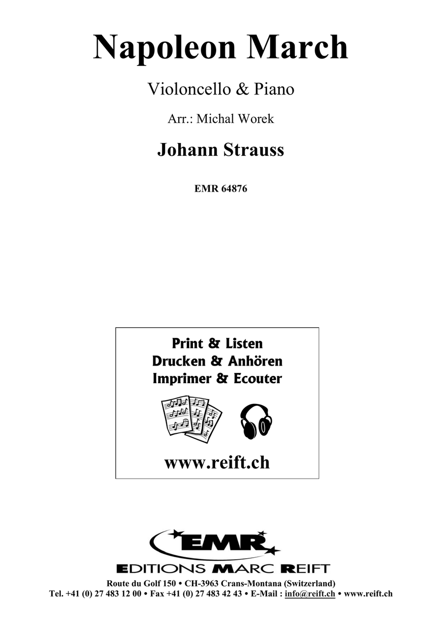 Napoleon March Napoleon March Piano Accompaniment scores gallery preview page 2