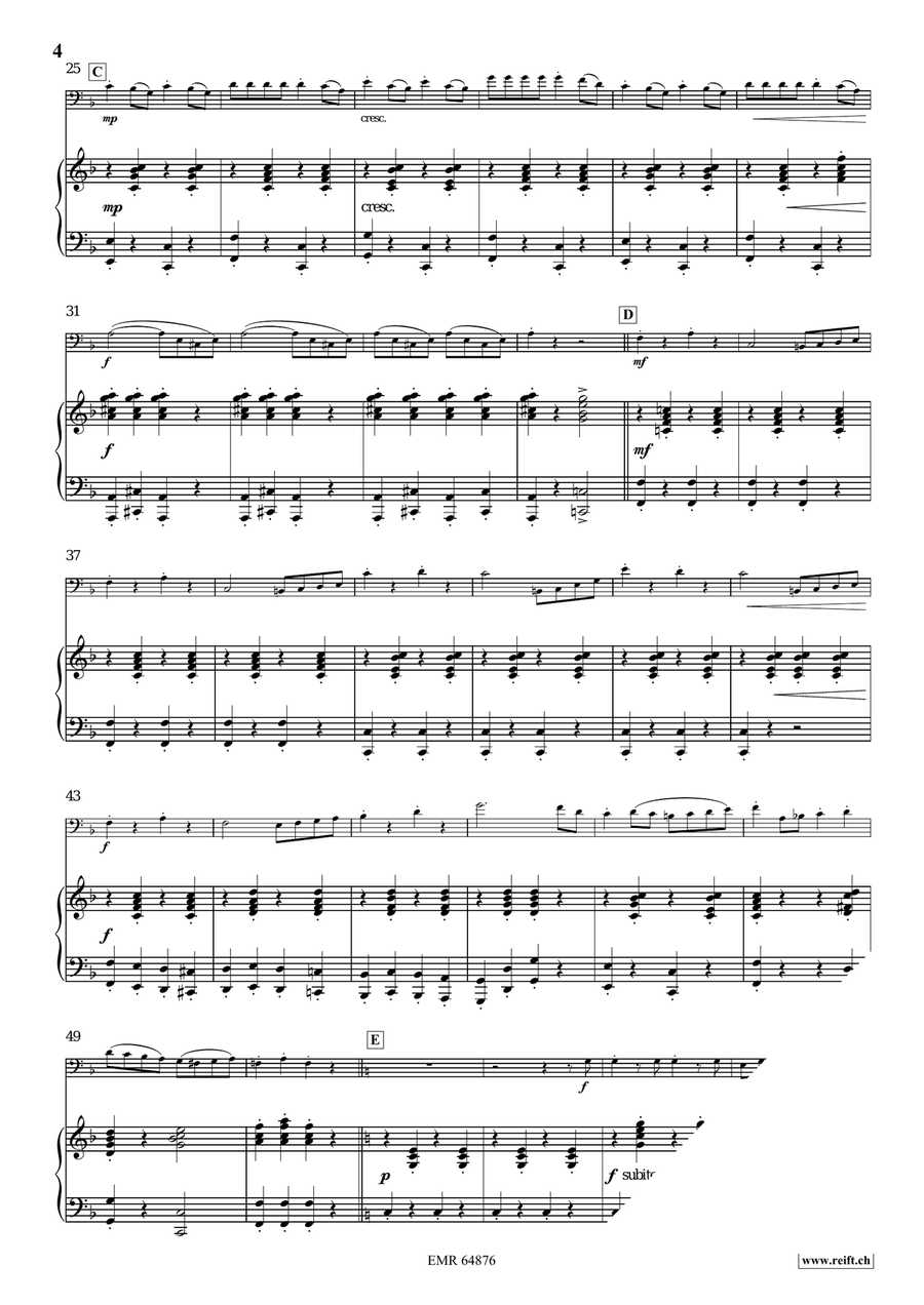 Napoleon March Napoleon March Piano Accompaniment scores gallery preview page 5