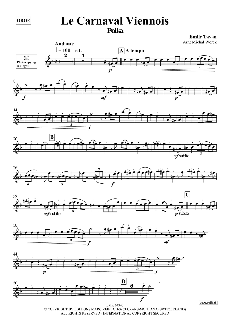 Le Carnaval Viennois Le Carnaval Viennois Piano Accompaniment scores gallery preview page 3