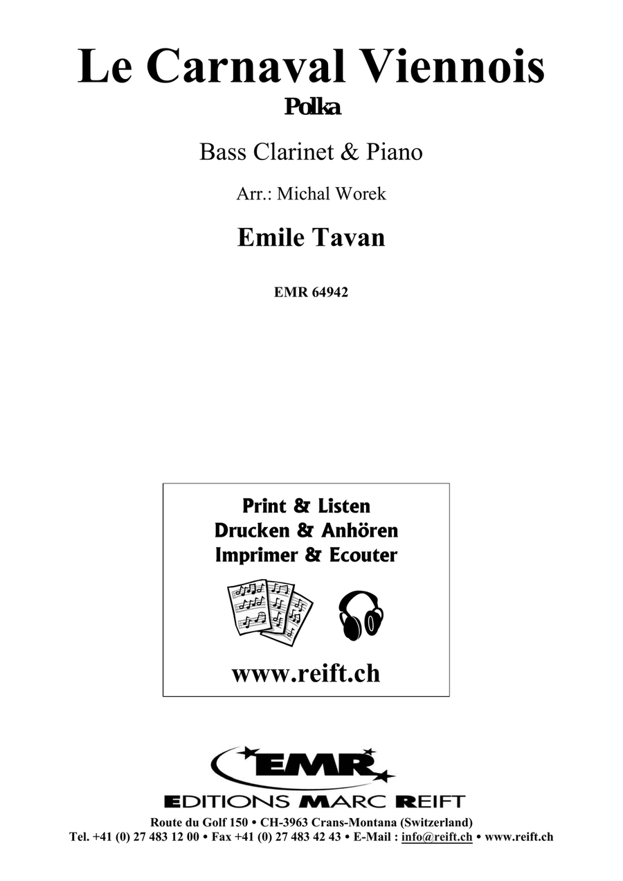Le Carnaval Viennois Le Carnaval Viennois Bass Clarinet scores gallery preview page 2