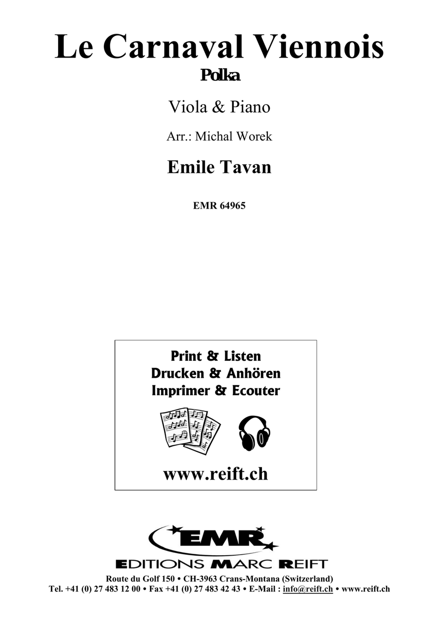 Le Carnaval Viennois Le Carnaval Viennois Piano Accompaniment scores gallery preview page 2