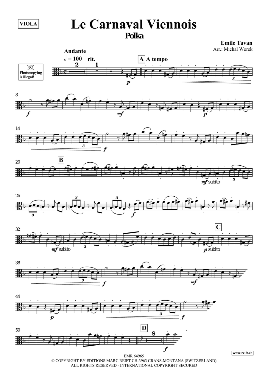 Le Carnaval Viennois Le Carnaval Viennois Piano Accompaniment scores gallery preview page 3