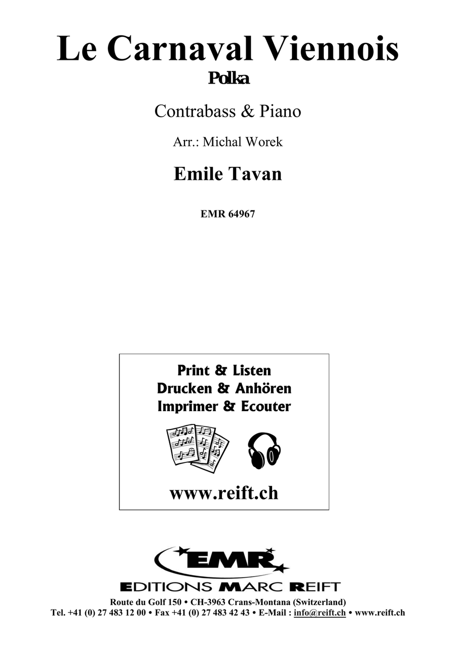 Le Carnaval Viennois Le Carnaval Viennois Double Bass scores gallery preview page 2