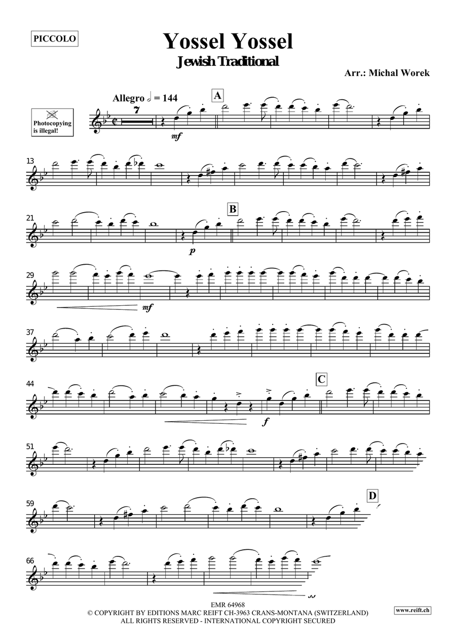 Yossel Yossel Yossel Yossel Piccolo scores gallery preview page 3