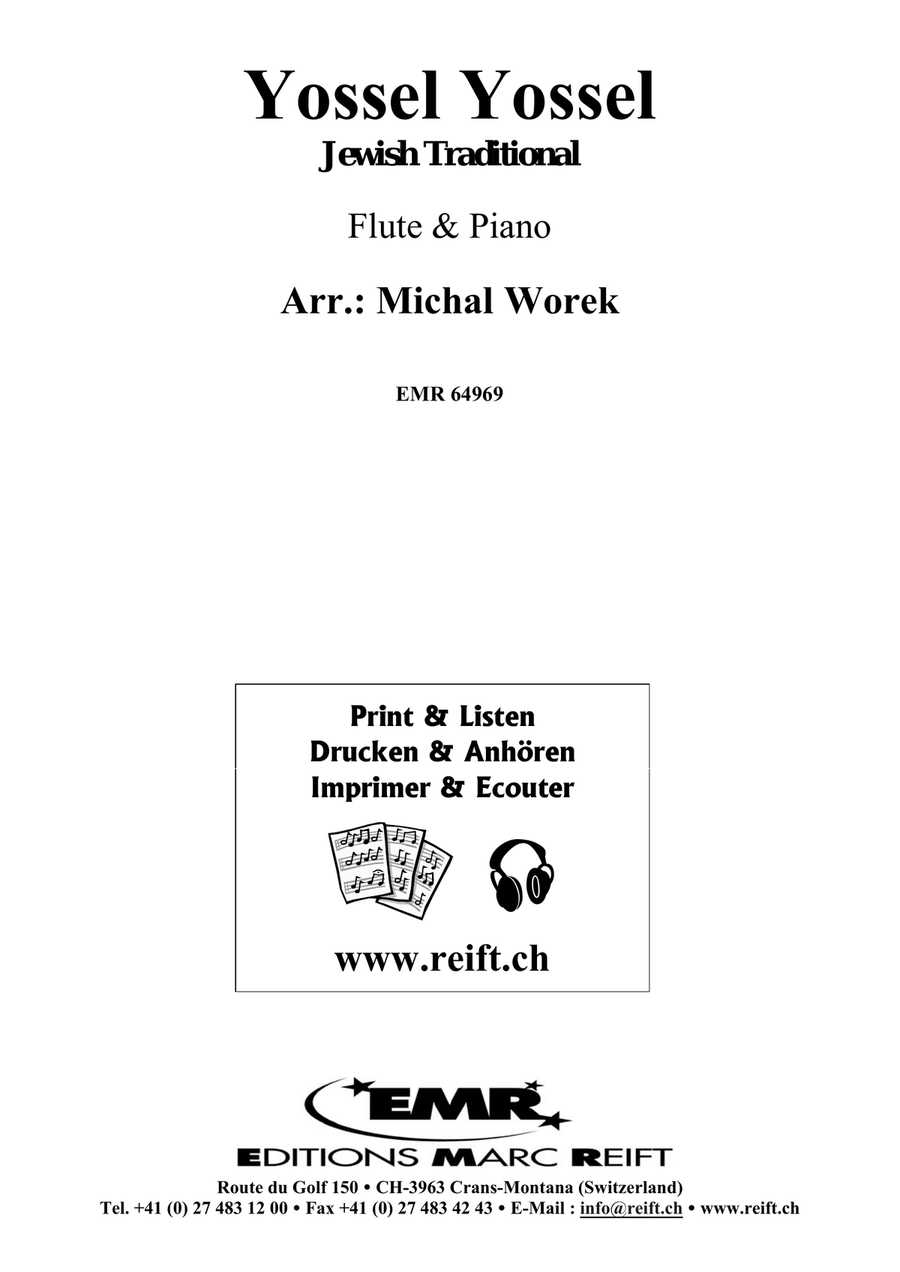 Yossel Yossel Yossel Yossel Flute Solo scores gallery preview page 2