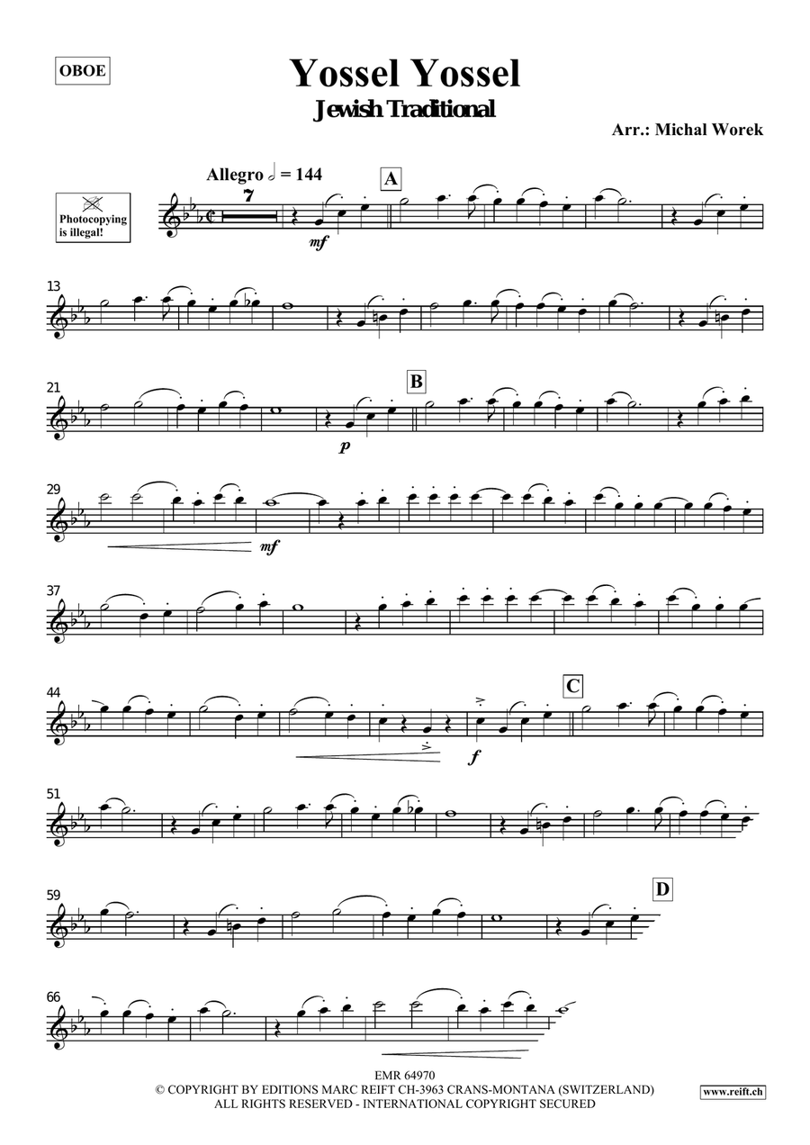 Yossel Yossel Yossel Yossel Piano Accompaniment scores gallery preview page 3