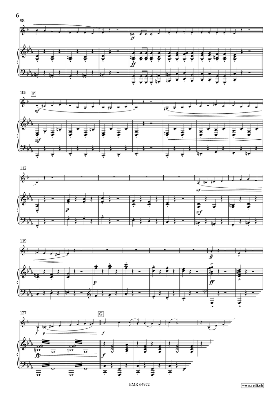 Yossel Yossel Yossel Yossel Bass Clarinet scores gallery preview page 7