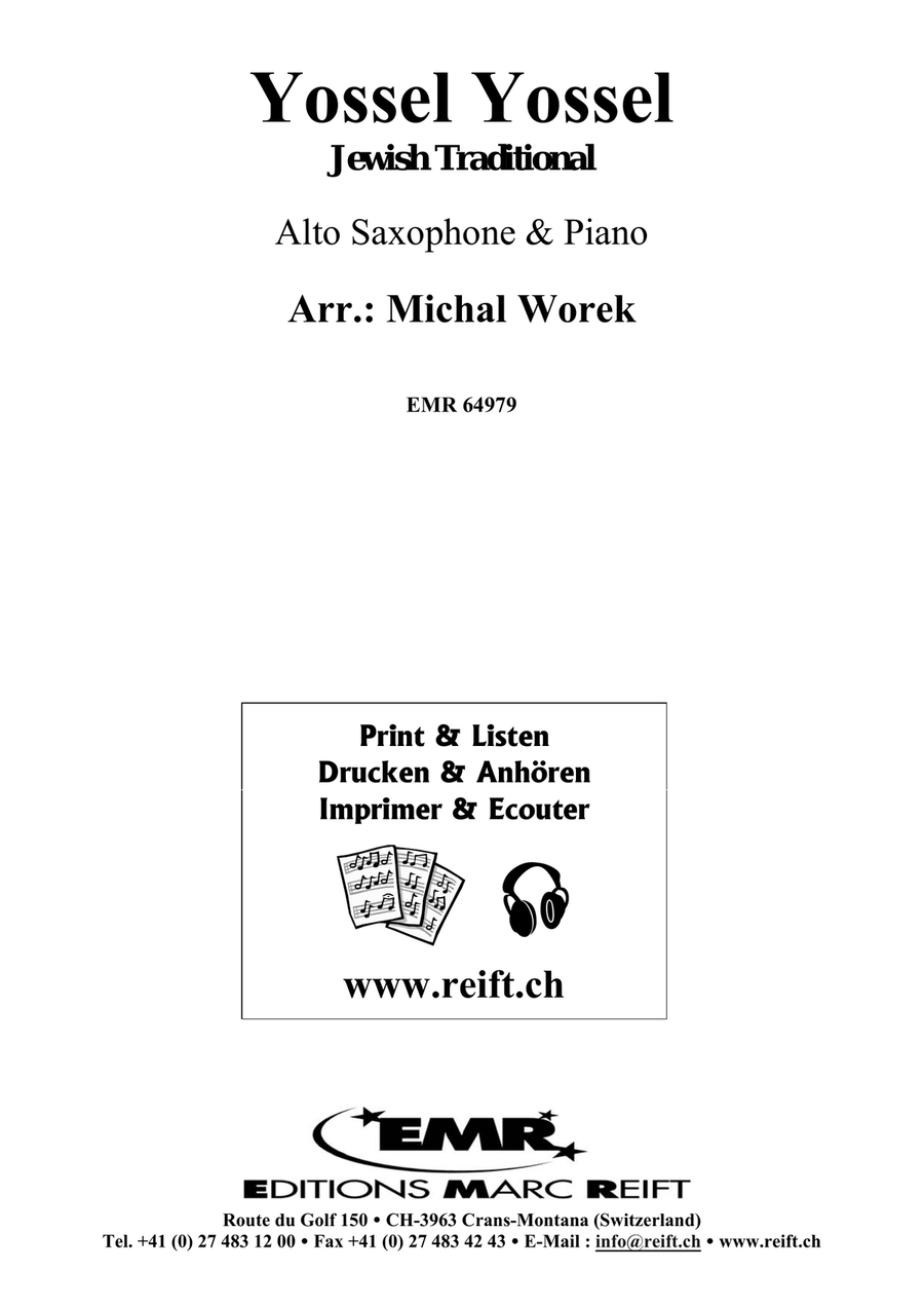 Yossel Yossel Yossel Yossel Alto Saxophone scores gallery preview page 2