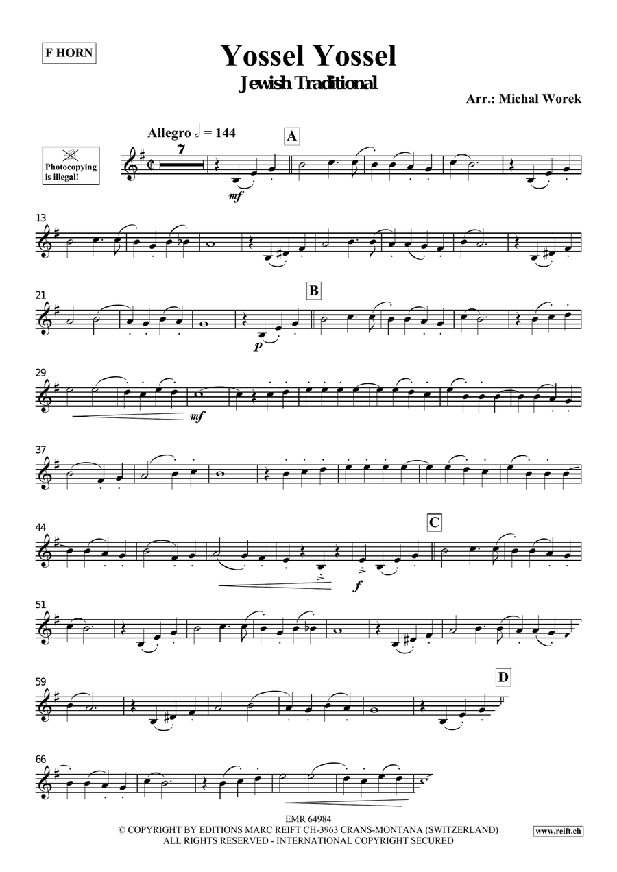 Yossel Yossel Yossel Yossel Horn scores gallery preview page 3