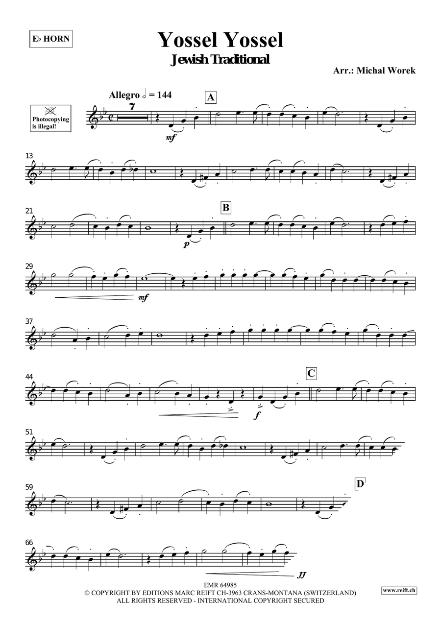 Yossel Yossel Yossel Yossel Horn scores gallery preview page 3