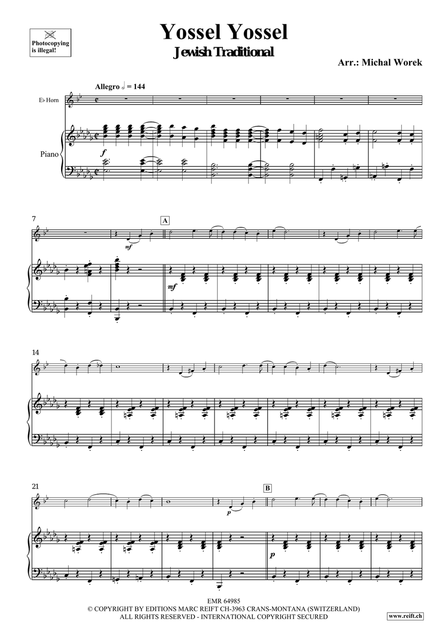Yossel Yossel Yossel Yossel Horn scores gallery preview page 4