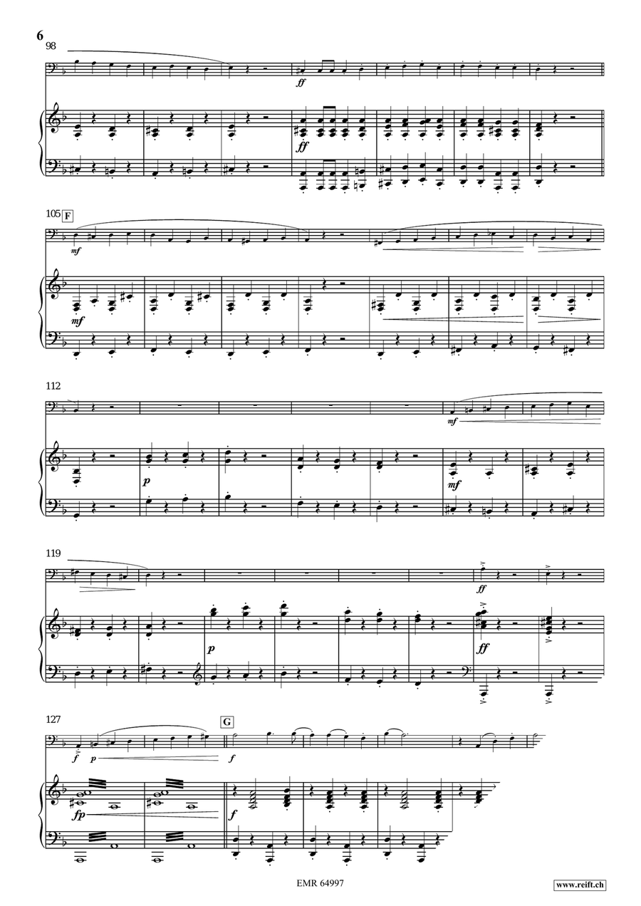 Yossel Yossel Yossel Yossel Double Bass scores gallery preview page 7