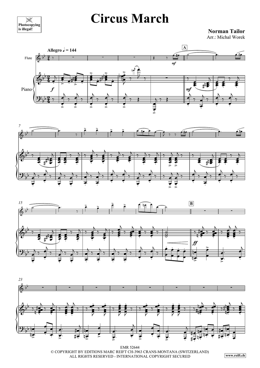 Circus March Circus March Flute Solo scores gallery preview page 4
