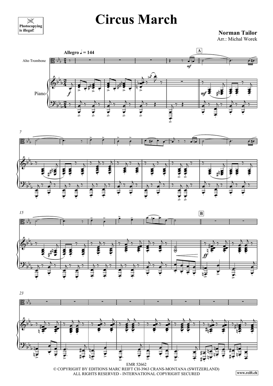 Circus March Circus March Piano Accompaniment scores gallery preview page 4