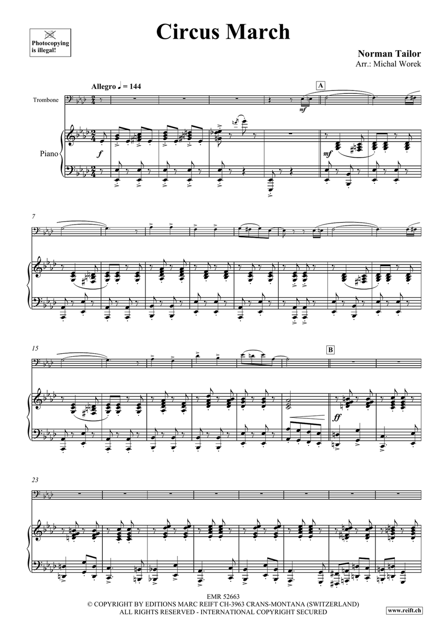 Circus March Circus March Piano Accompaniment scores gallery preview page 4