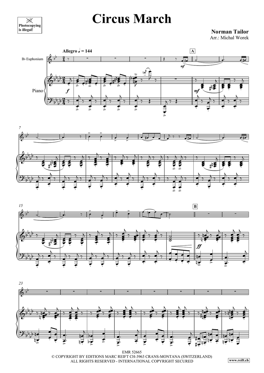 Circus March Circus March Euphonium scores gallery preview page 4