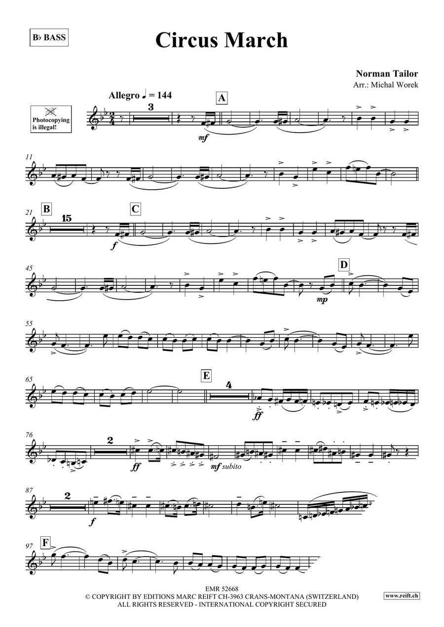 Circus March Circus March Voice Solo scores gallery preview page 3