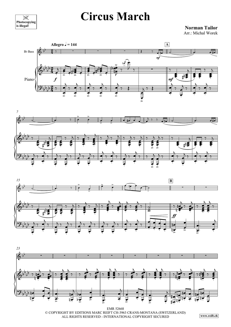 Circus March Circus March Voice Solo scores gallery preview page 4