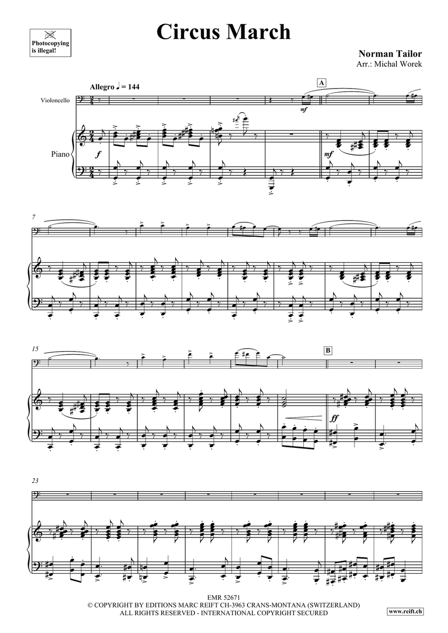 Circus March Circus March Piano Accompaniment scores gallery preview page 4