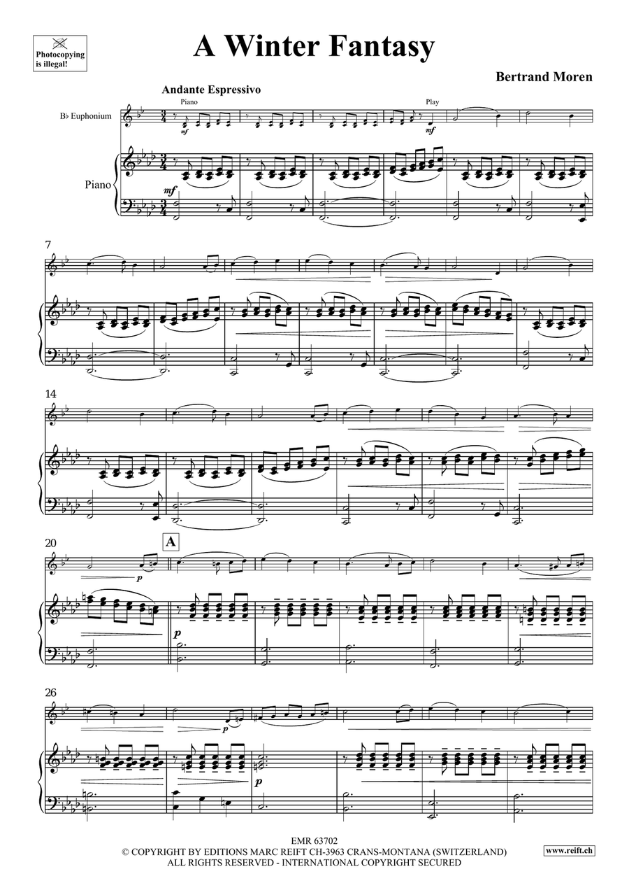 A Winter Fantasy A Winter Fantasy Euphonium scores gallery preview page 5