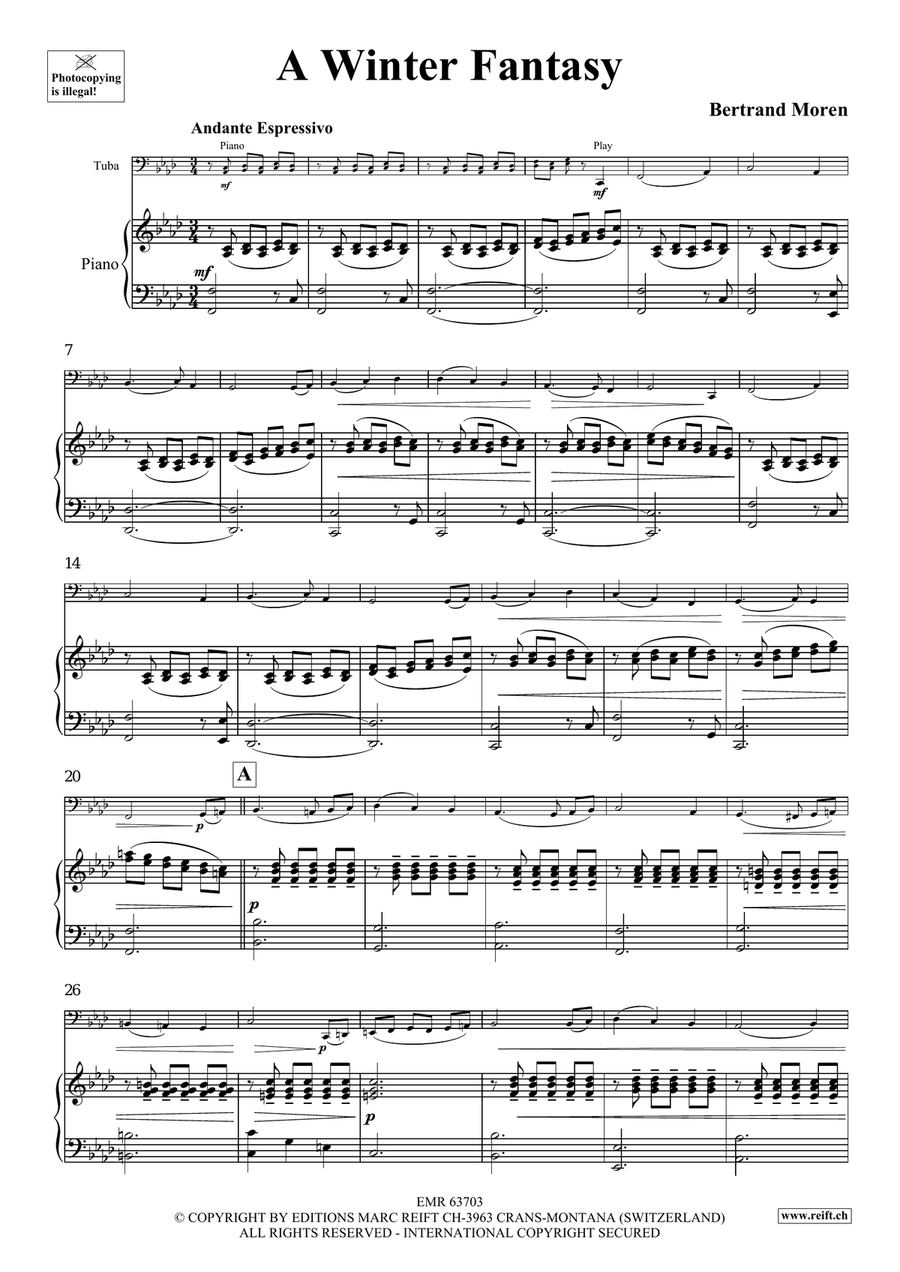 A Winter Fantasy A Winter Fantasy Tuba scores gallery preview page 5