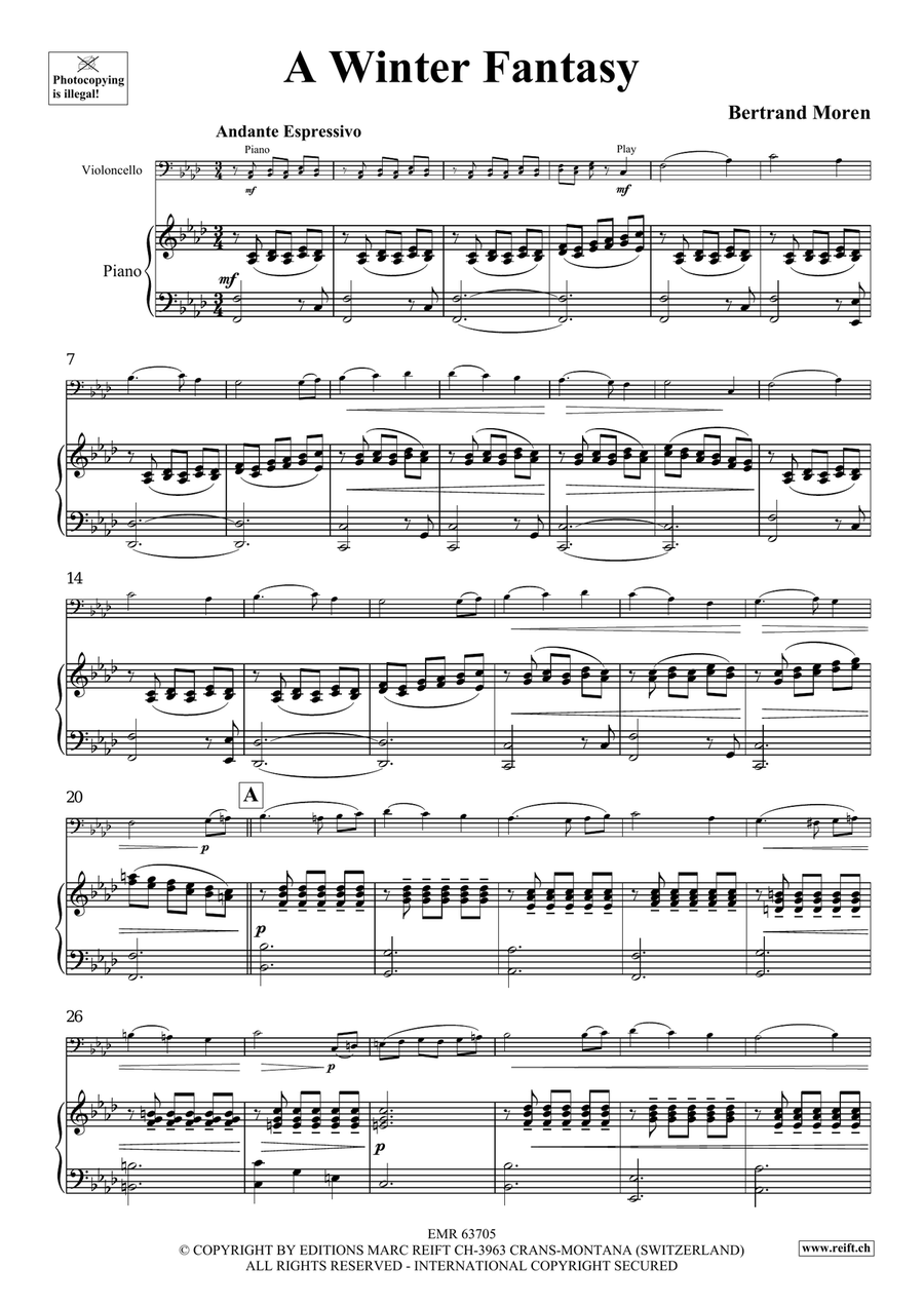 A Winter Fantasy A Winter Fantasy Piano Accompaniment scores gallery preview page 5