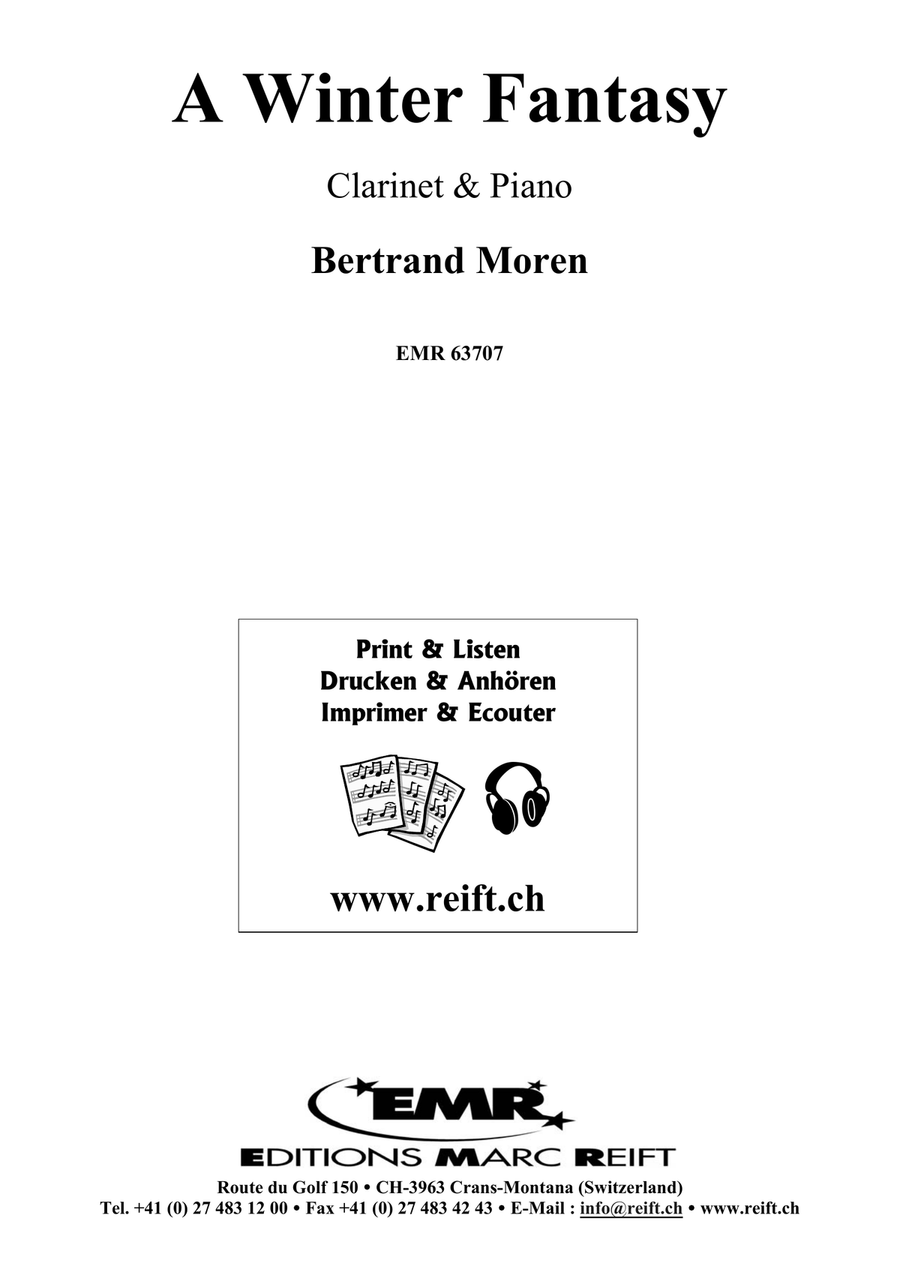 A Winter Fantasy A Winter Fantasy Clarinet Solo scores gallery preview page 2