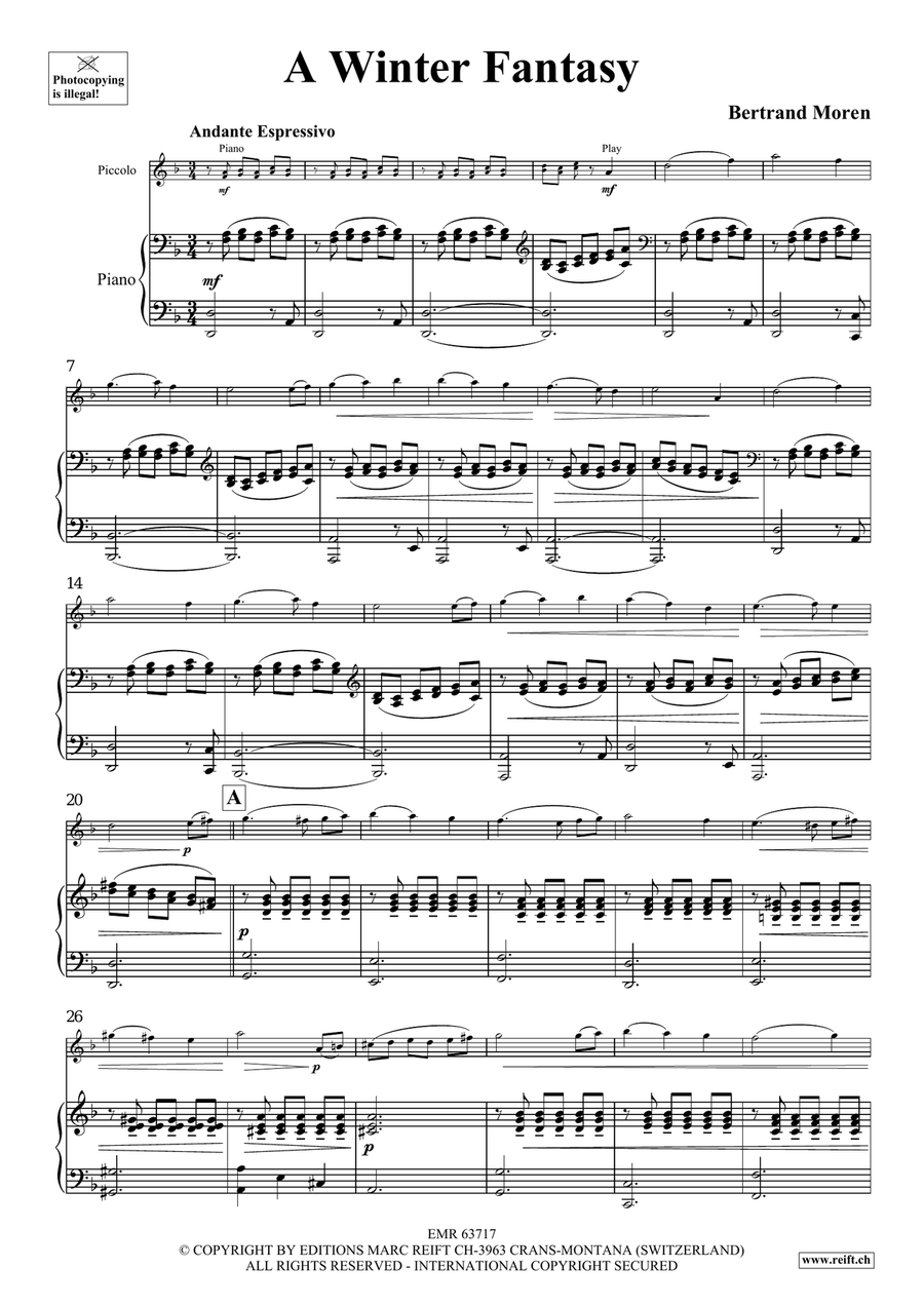 A Winter Fantasy A Winter Fantasy Piccolo scores gallery preview page 5