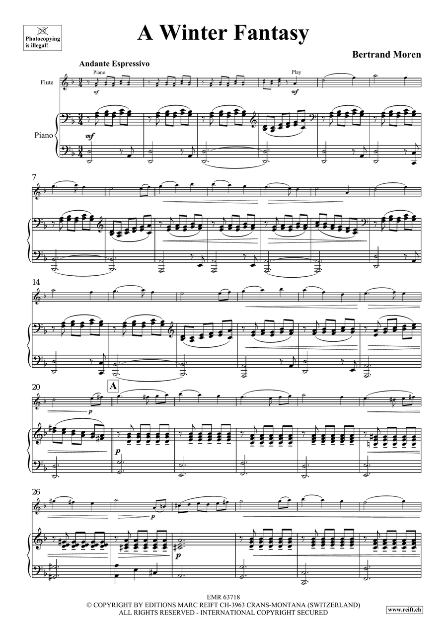 A Winter Fantasy A Winter Fantasy Flute Solo scores gallery preview page 5