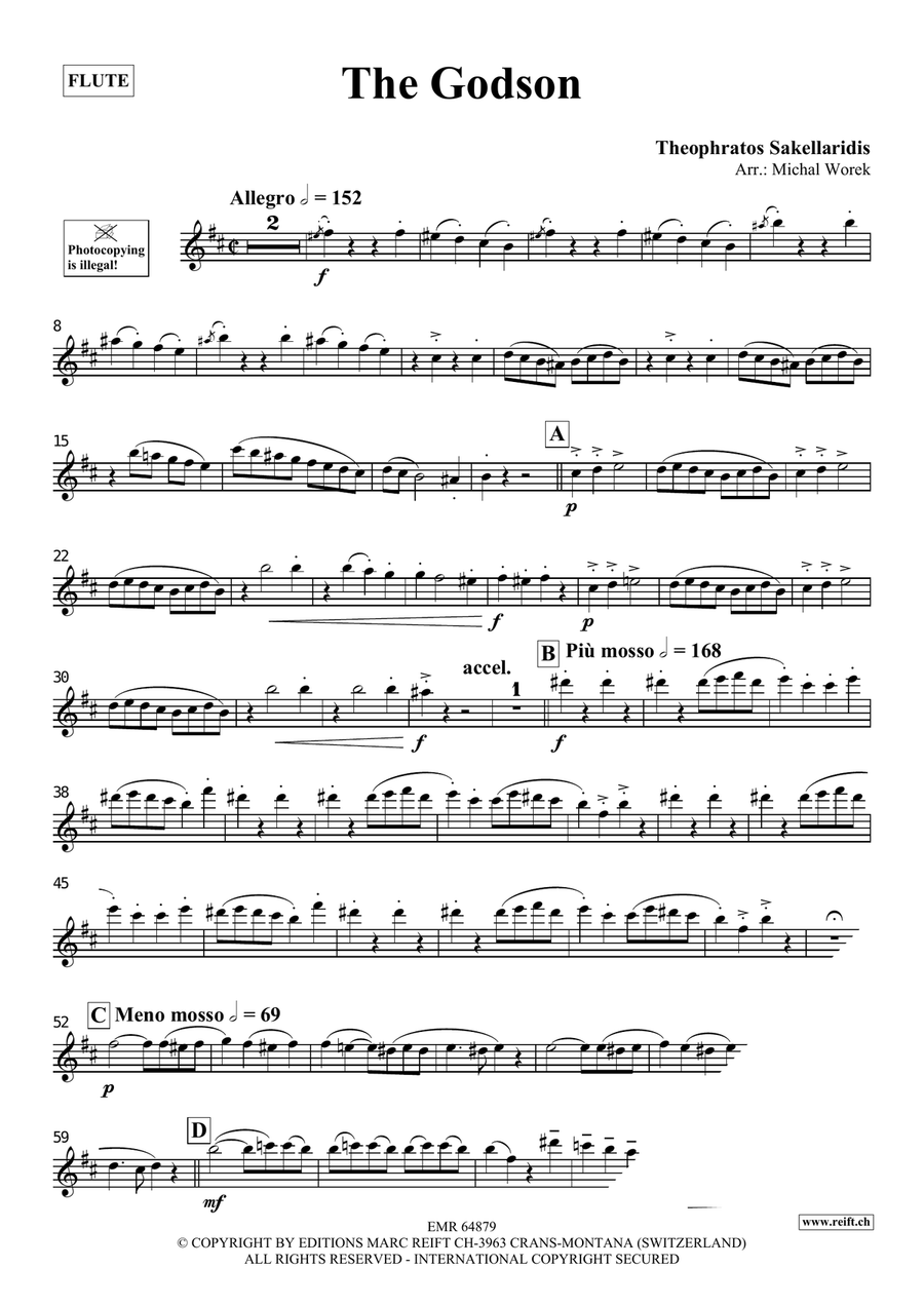 The Godson The Godson Flute Solo scores gallery preview page 3