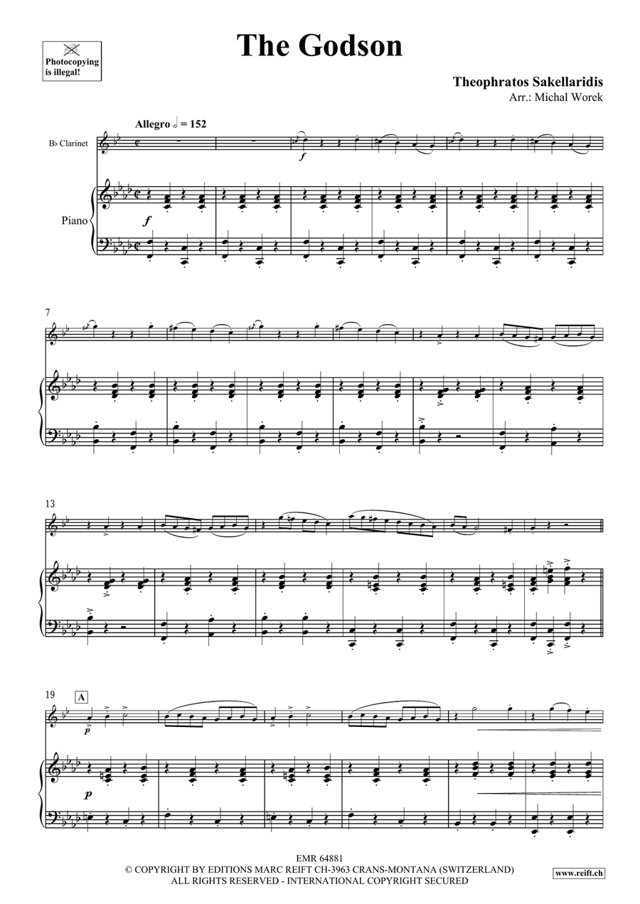The Godson The Godson Clarinet Solo scores gallery preview page 4