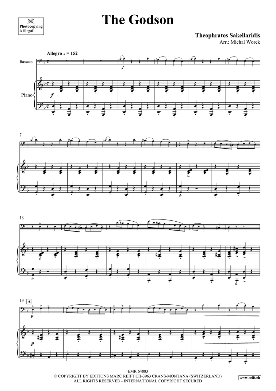 The Godson The Godson Bassoon Solo scores gallery preview page 4