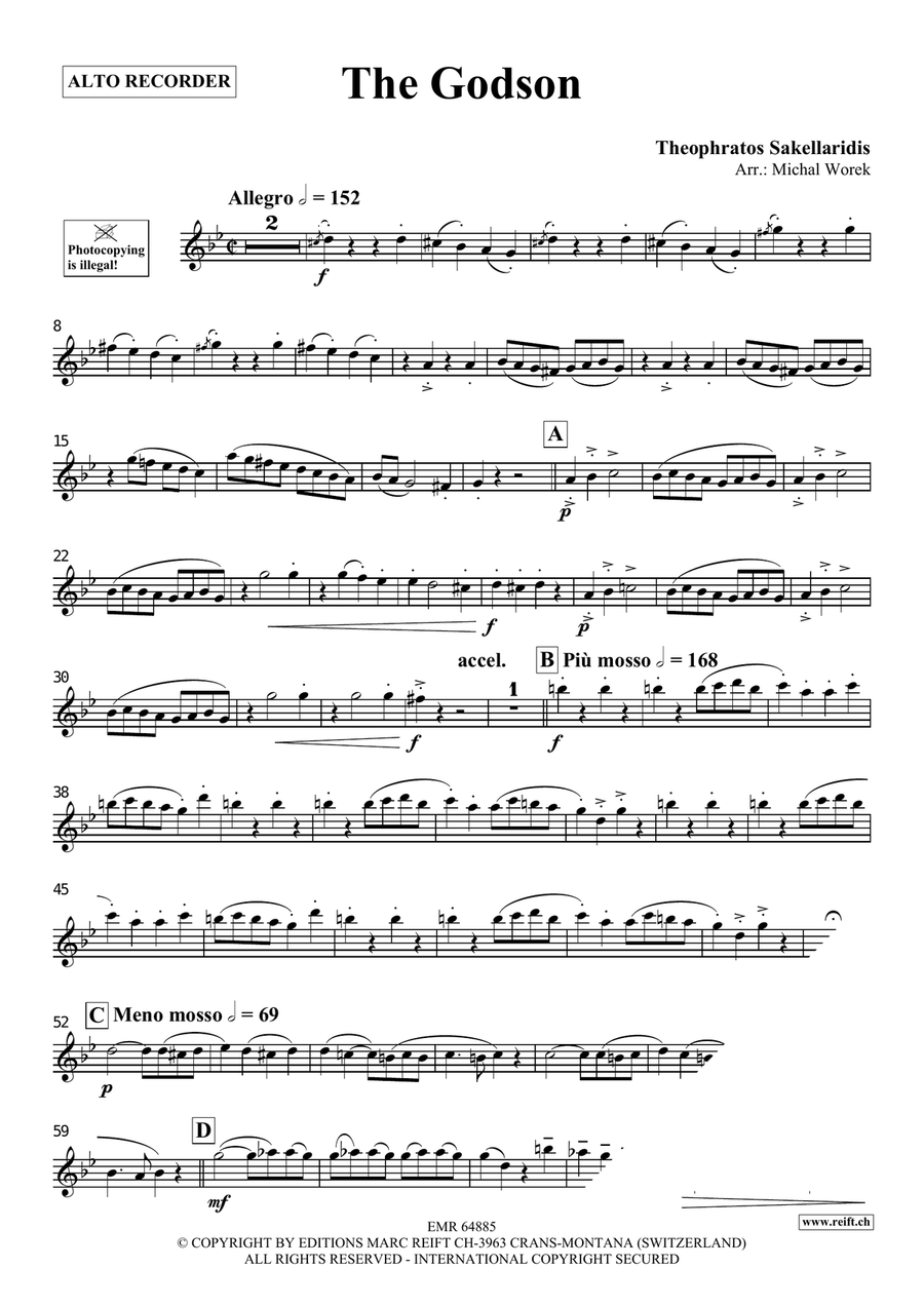 The Godson The Godson Alto Recorder scores gallery preview page 3