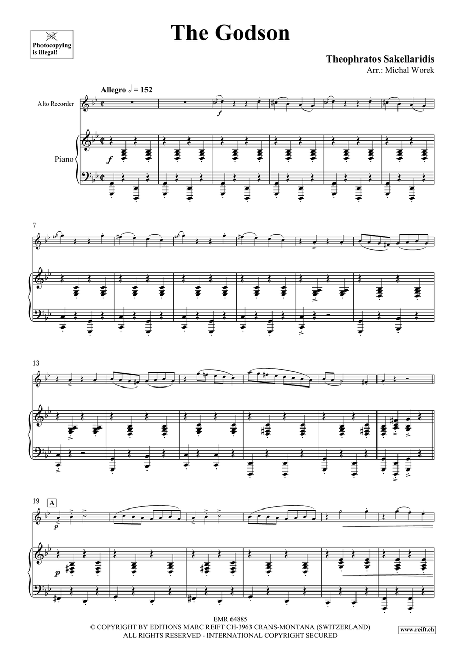The Godson The Godson Alto Recorder scores gallery preview page 4