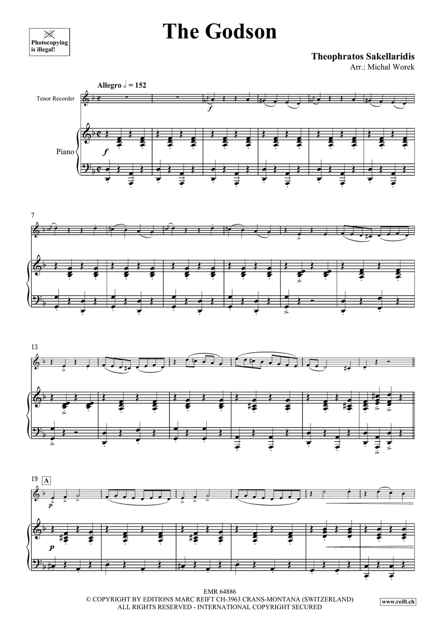 The Godson The Godson Tenor Recorder scores gallery preview page 4