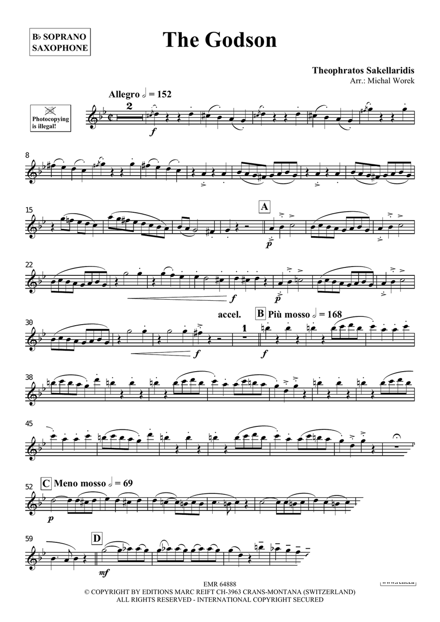 The Godson The Godson Soprano Saxophone scores gallery preview page 3