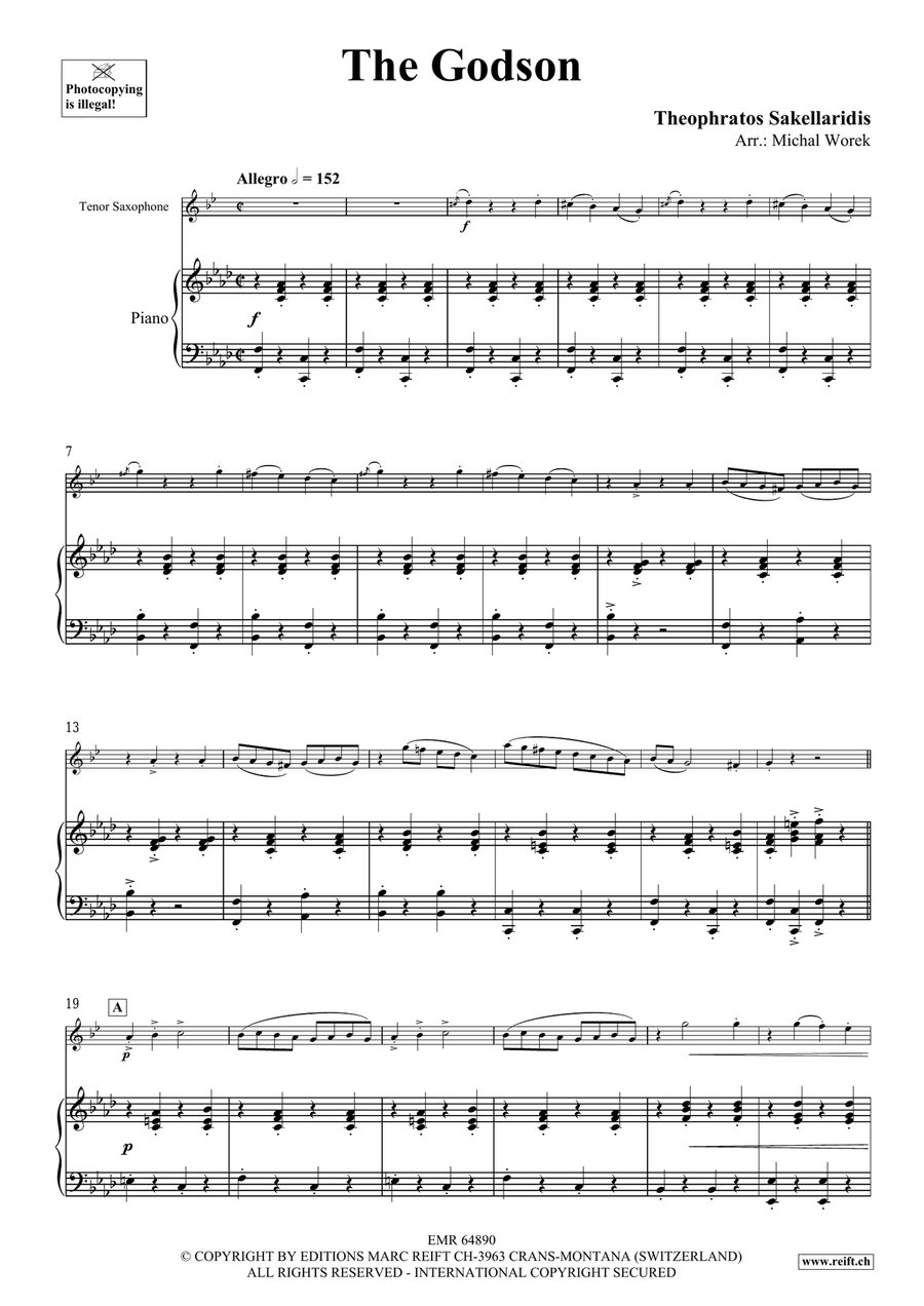 The Godson The Godson Tenor Saxophone scores gallery preview page 4