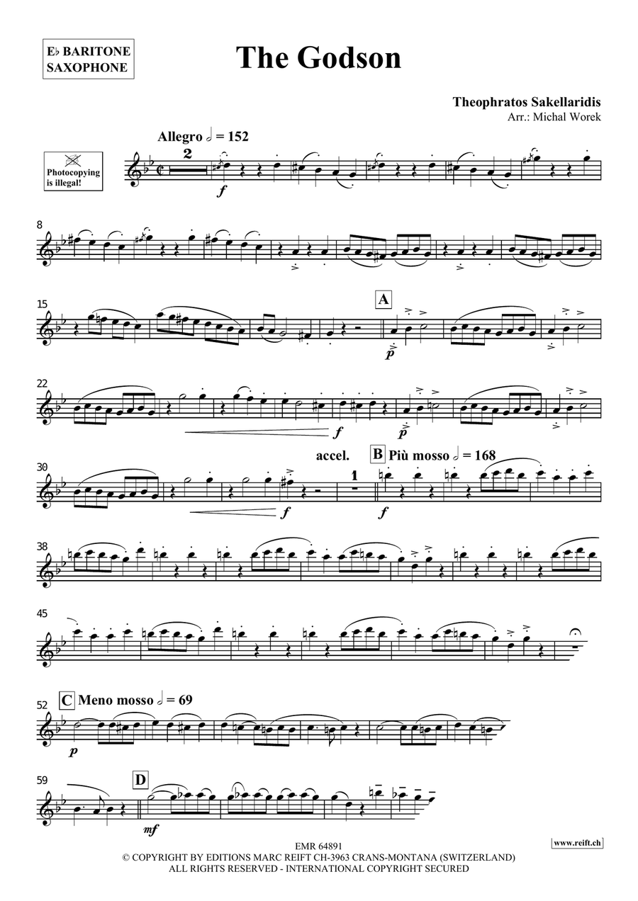 The Godson The Godson Baritone Saxophone scores gallery preview page 3