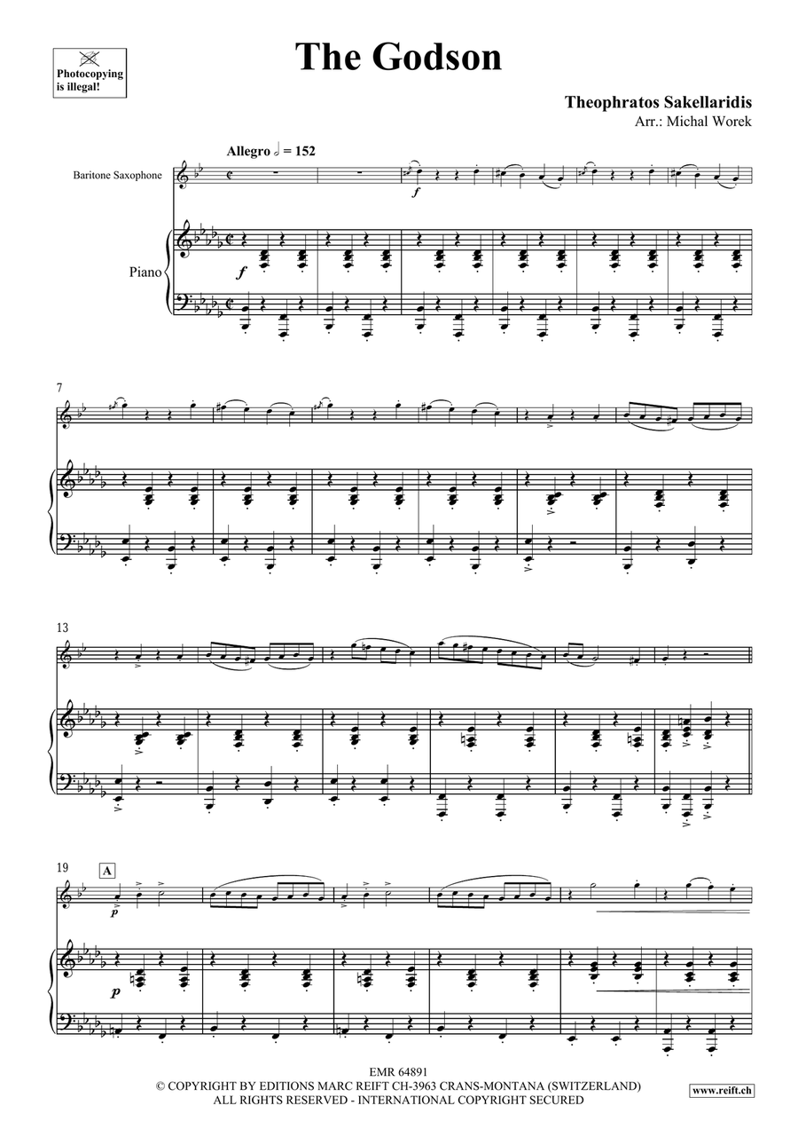 The Godson The Godson Baritone Saxophone scores gallery preview page 4
