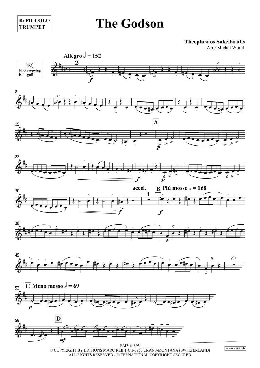 The Godson The Godson Piccolo Trumpet scores gallery preview page 3