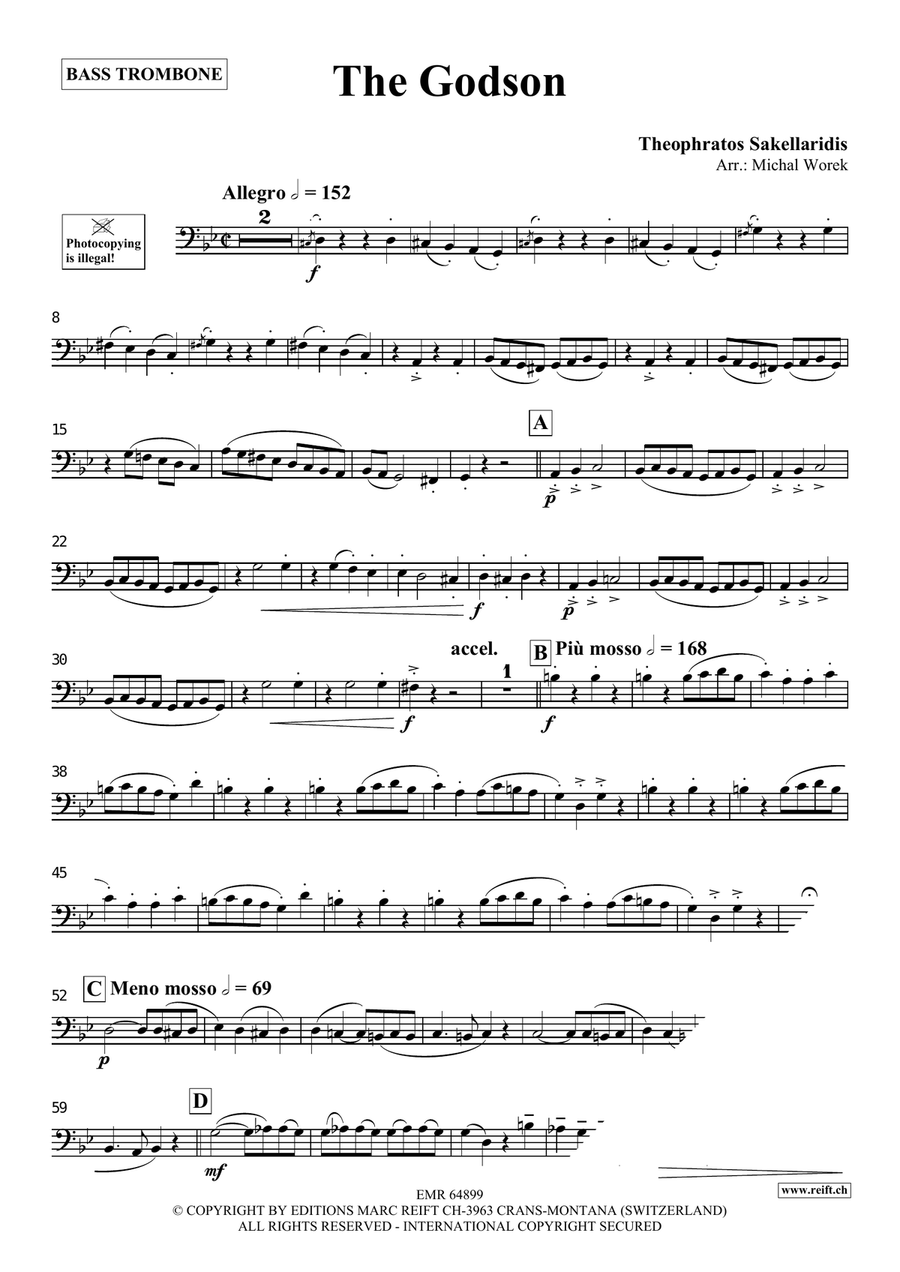 The Godson The Godson Bass Trombone scores gallery preview page 3