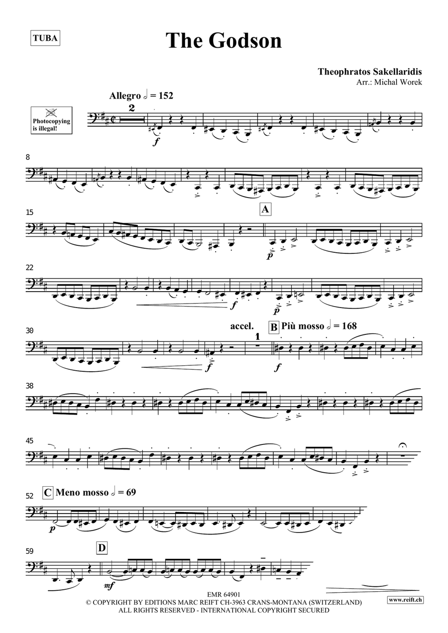 The Godson The Godson Tuba scores gallery preview page 3